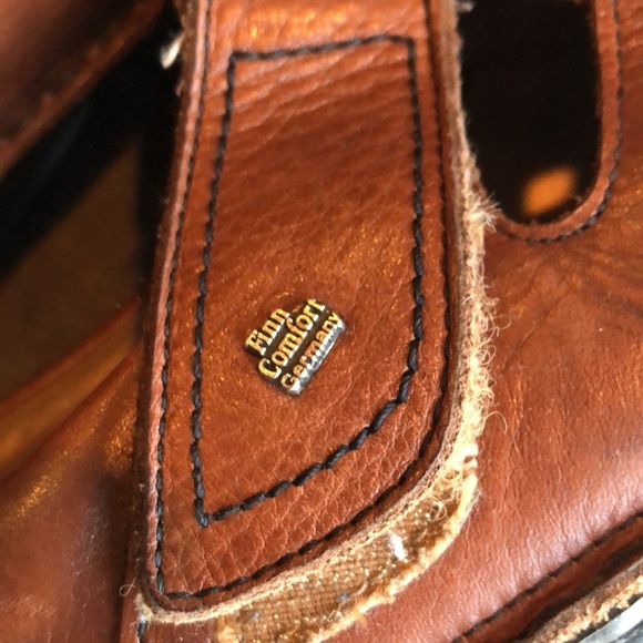 Finn Comfort brown leather shoes - Picture 6 of 11